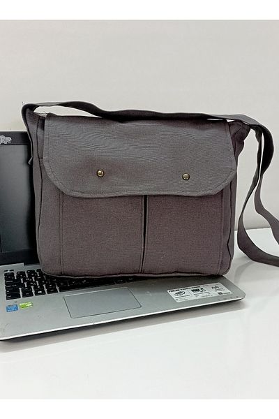 Mufincollection Handmade Multi-Purpose Canvas Bag - School, Classroom, Hajj, Umrah and Sportsman Bag, Messenger Bag
