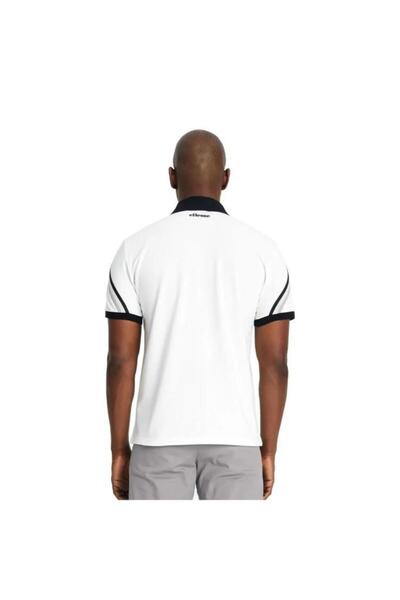Ellesse White Men's Polo Neck Zippered T-Shirt Em169