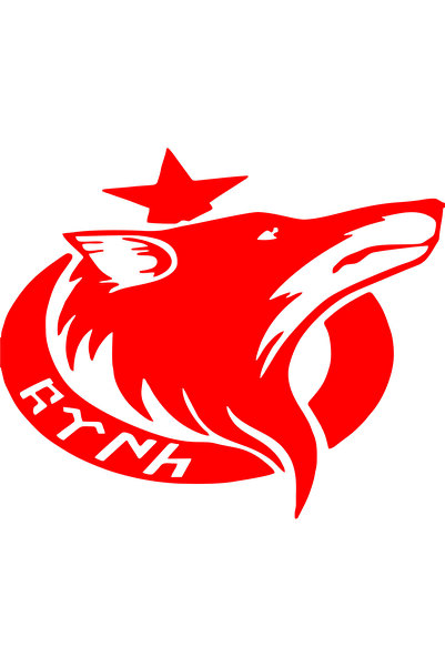 Birim Matbaa Wolf Head2 Auto Sticker (21X25 cm)