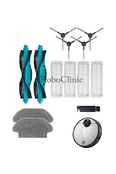 Roboclinic Set de perii, filtre și mop compatibile cu aspiratorul robot Viomi...