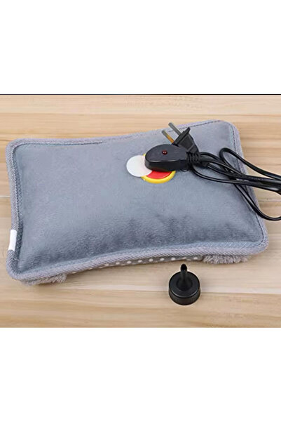 MİMOZA PARK كيس الماء الساخن الكهربائي كيس الماء مع غطاء قطيفة