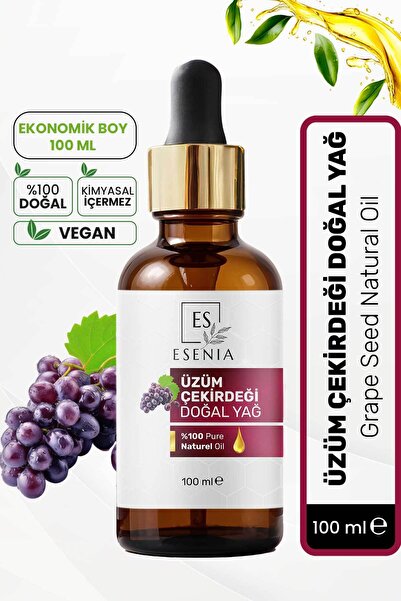 ES ESENIA Üzüm Çekirdeği Yağı %100 Saf ve Doğal Bitkisel Uçucu Yağ Grape Seed...