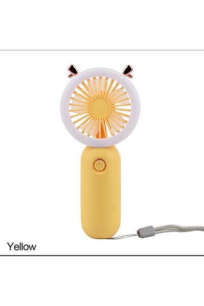 hediyeconcepti El Mini Fan USB Şarj Edilebilir Soğutma Fanları Sevimli Taşına...