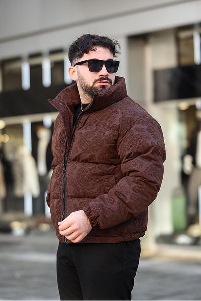 MODAEMAS МЪЖКО ЗИМНО ПАЛТО С ЩАМП НА ФЛОК