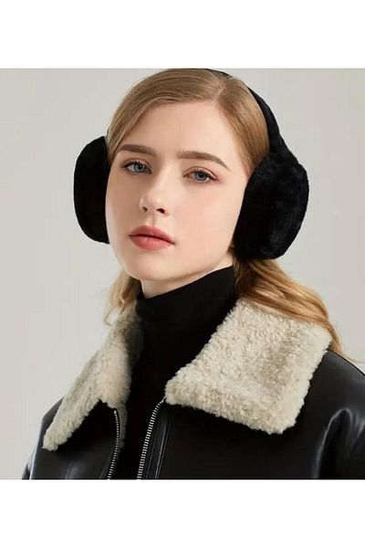 nord arc Black Foldable Winter Plush Cold Protective Earmuff