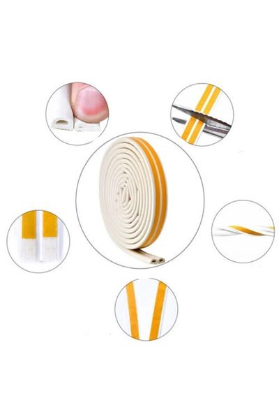 NUBLADO Adhesive 10X2=20 Meters (White) Door Window Tape Wick Cold Insulation Rubber Tapes Maket.