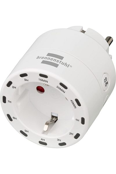 STOREMAX Svtcrt Timed Socket with 12 Programs Led Light for Indoor Use Model 1053513