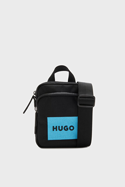 HUGO Logo Baskılı Çıkarılabilir Askılı Fermuarlı Çanta Erkek ÇANTA 50516606 001