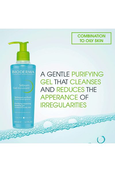 Bioderma جل تنظيف البشرة سيبيوم 200 مل