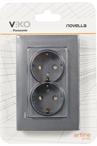 yusuftex Tx Novella Smoked Double Earthed Socket Child Protection Tex New Model Pattern 721051