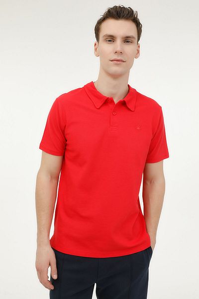 lumberjack M-CT953 BASIC P.T-SH 4FX Red Men's Short Sleeve T-Shirt