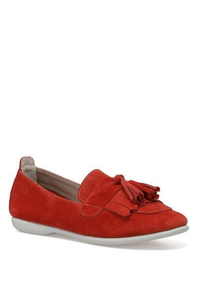 Nine West Czerwone mokasyny damskie Luna 3fx