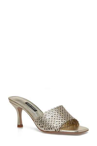 Nine West Orivaris Gold Women's Heeled Slippers