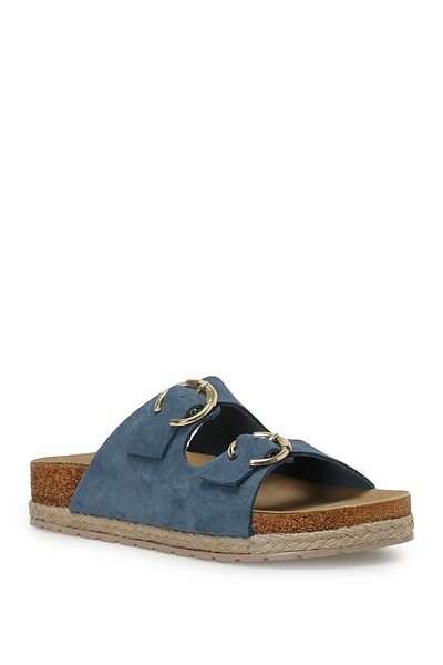 Nine West TELO2 3FX Navy Blue Women's Slippers