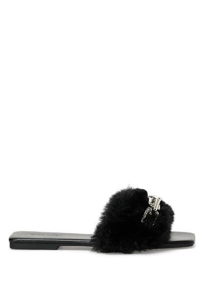 Nine West Papuci plati pentru femei Novis Black
