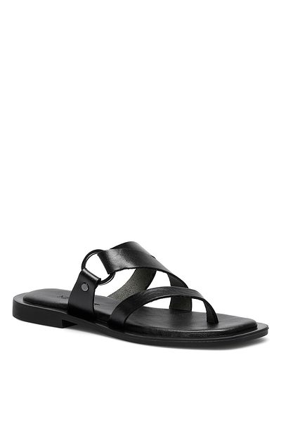 Nine West Tanye 2Fx Black Women's Flat Slippers