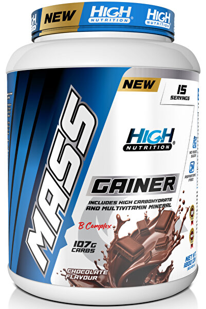 High Nutrition Mass Gainer 1800 Gr Kilo Almaya Yardımcı Karbonhidrat Tozu Çikolata Aromalı