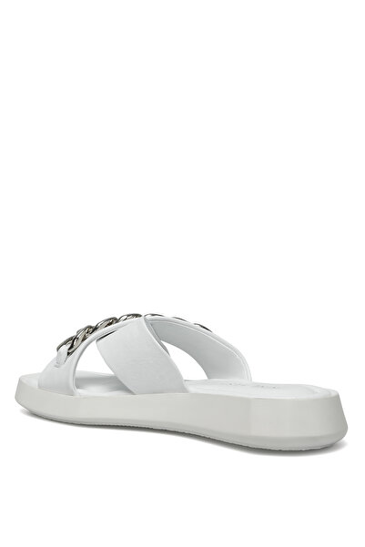 Nine West Oshael 2fx Beyaz Kadın Düz Terlik