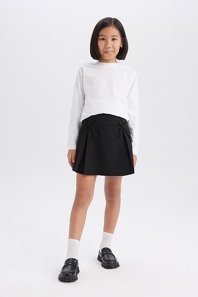 DeFacto Girl's Pleated Black Skirt D9303A825Sp