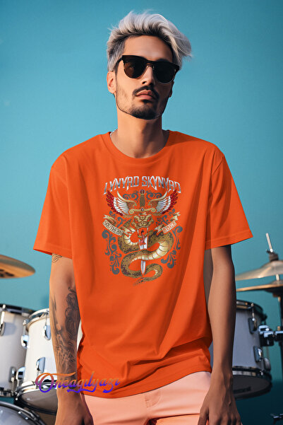 oneagılyazı Snake Printed Oversize T-Shirt