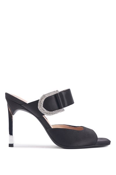 Nine West Sandalet MADELINA 3PR Siyah Kadın Topuklu