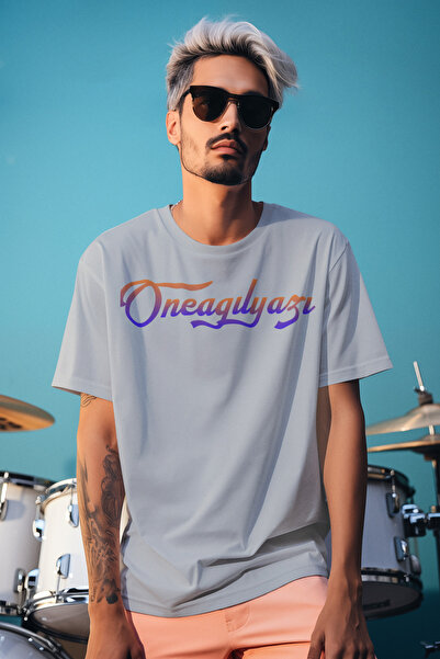 oneagılyazı Jedna Agılayazı Štampano Oversize kroj T-shirt