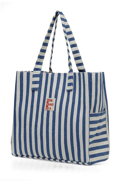 lumberjack Blaue Strandtasche für Frauen