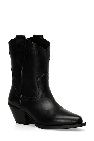 Nine West WESTANA 4PR Siyah Kadın Kovboy Bot