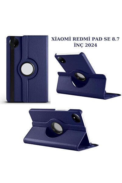 İncisoft Xiaomi Redmi Pad Se 8.7 inç 2024 Uyumlu Tablet Kılıfı Kapaklı Standl...