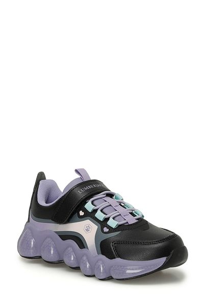 lumberjack Grape 4Pr Black Girl's Sports Shoes