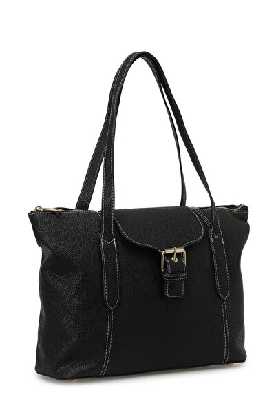 Nine West TOKKIABIG 4PR Siyah Kadın Omuz Çantası
