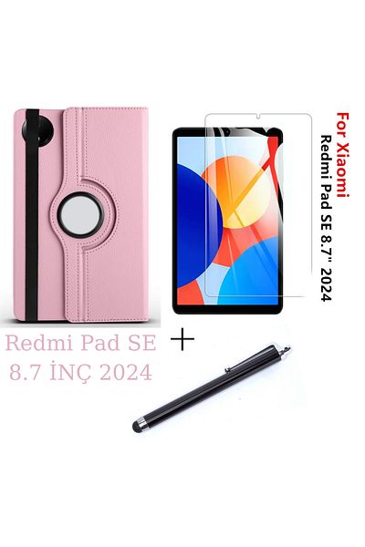 İncisoft مجموعة أقلام تابلت متوافقة مع هاتف Xiaomi Redmi Pad Se 8.7 - 2024 مع حامل وقابل للتدوير
