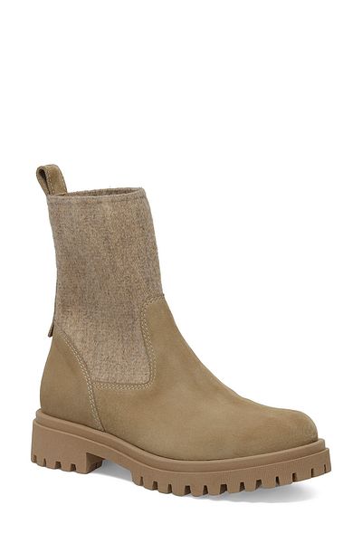 Nine West FERNO2 4PR Beige Damen-Chelsea-Stiefel