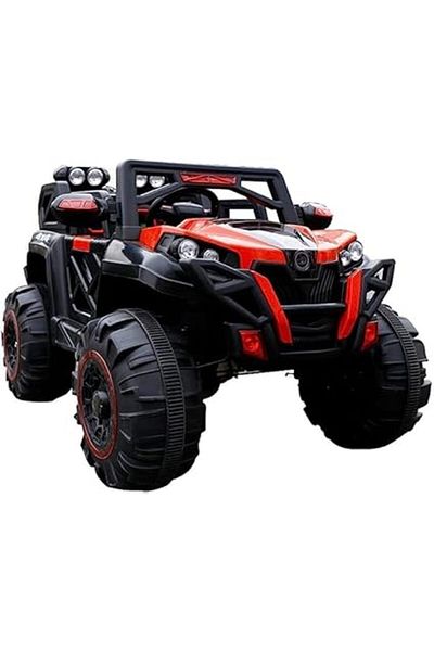 ALBADER Kids Can Sit On Children's Electric Car Large Remote Control Car, Ride On Toys, Jeep Design