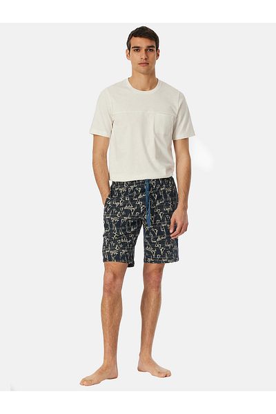 Schiesser Pyjamashorts Mix & Relax Bermuda Sleepwear Schlafmode Schlafanzug, Schlaf-hose Pyjama Schlafmode