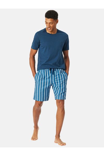 Schiesser Pyjamahose Bermuda - Mix Relax Schlaf-hose Pyjama Schlafmode