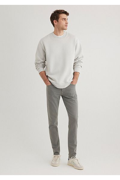 Mavi Kalhoty James Tan Grey Gabardine - Comfort0042431022