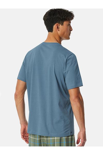 Schiesser Pyjamaoberteil T-shirt - Mix Relax Schlaf-oberteil Nachthemd Sleepshirt