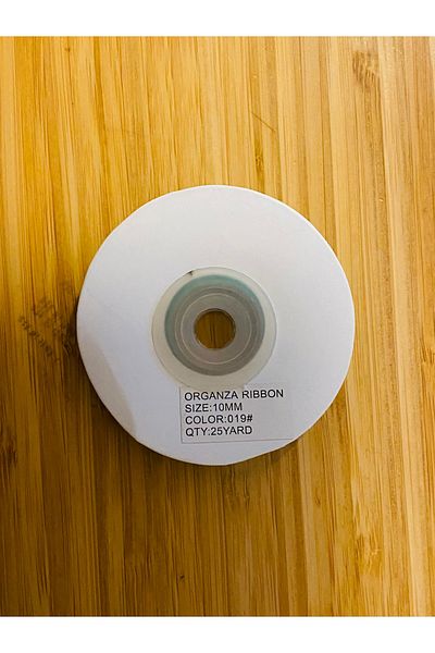 Öztürk Κορδέλα Οργάντζα (οργάντζα) 1cm x 25μέτρα 1 Τεμάχιο. Χρώμα: 019 Πράσινο.