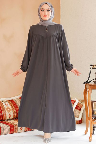 Neva Style Hijab afumat Ferace - Fermoar, 45285FU