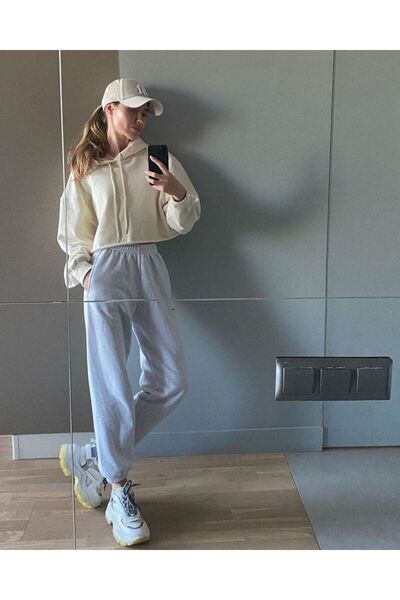 JustBS SUB TRACK JOGGER SHARDON PENTRU FEMEI, BUMBAC, CU 3 fire