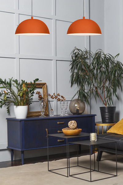 Bamyum Lipeo Turuncu Avize Ütü Kablo Tekli Sarkıt Salon Mutfak Kuaför Cafe  Dekoratif Aydınlatma Pastane