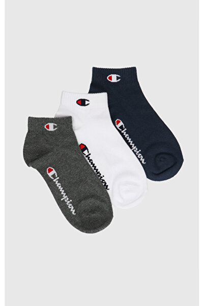 Champion Basics 3Pk Quarter Socks Navy Blue Unisex Socks