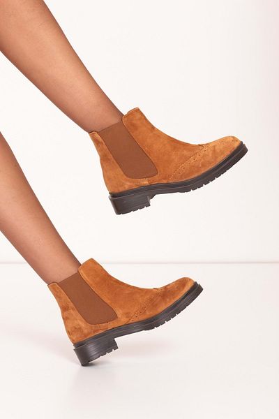 Gondol Cizme elegante de damă din piele naturală cu laterale elastice Wst.7466