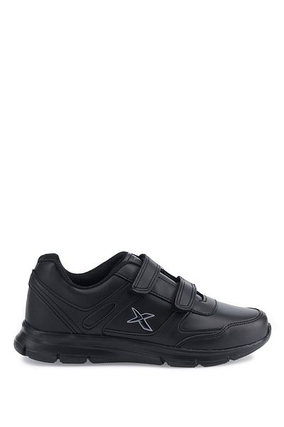 Kinetix Adun Pu Ii 1Pr Black Unisex Running Shoes