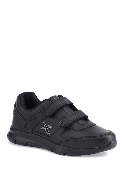 Kinetix Adun Pu Ii 1Pr Black Unisex Running Shoes