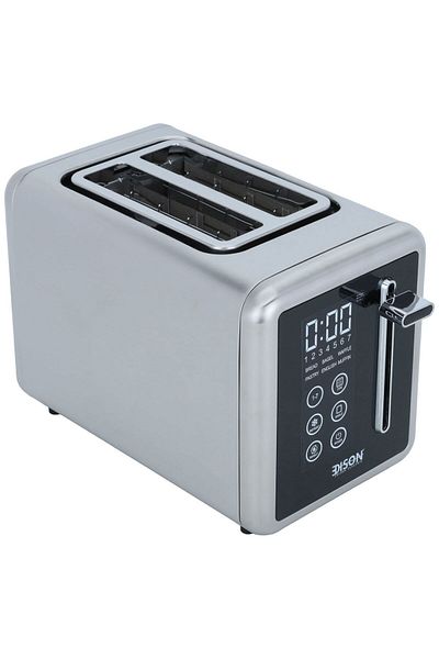 Edison Digital Toast Heater Steel 720-850 Watt 2 Slices