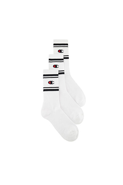 Champion Seasonal 3pk Crew Socks Beyaz Unisex Çorap - U20081-WW001