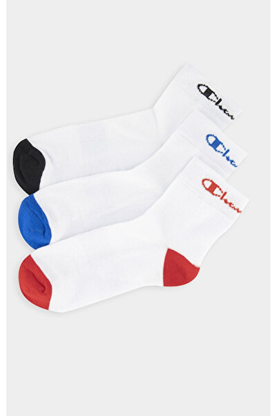 Champion Basics 3pk Quarter Socks Beyaz Unisex Çorap-U20014-WW001