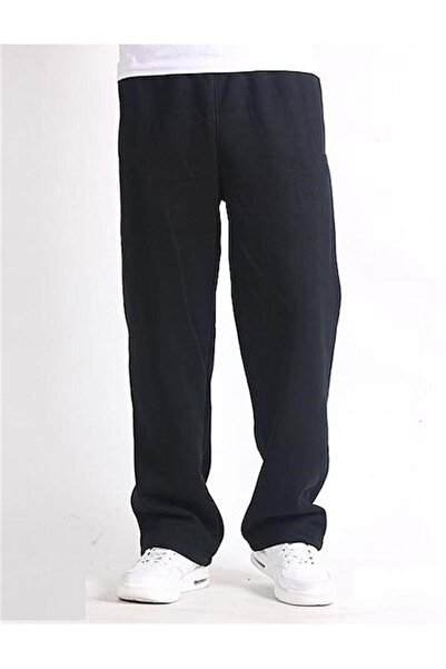 yg ydn giyim بنطال رياضي أسود اللون بأرجل مستقيمة للجنسين